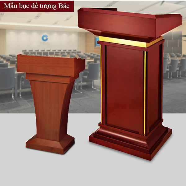 Bục tượng Bác gỗ công nghiệp - hình 4