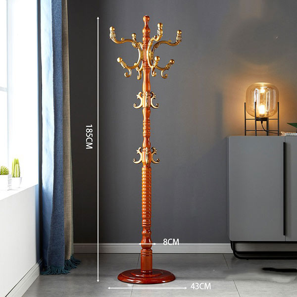 Cây treo quần áo đứng bằng gỗ - hình 4