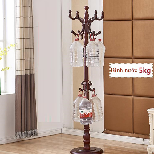 Cây treo quần áo bằng gỗ tân cổ điển - hình 3