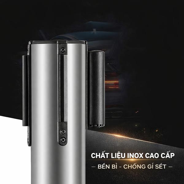 Cột chắn phân làn dây màu vàng - hình 4
