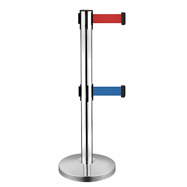 Cột chắn inox 2 dây kéo căng - hình 6