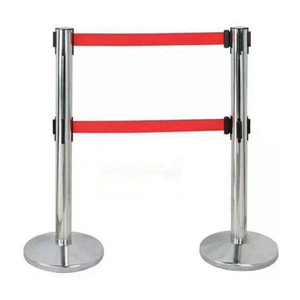 Cột chắn inox 2 dây kéo căng - hình 3