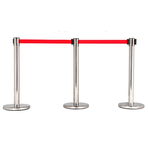 Cột chắn inox dây kéo - hình 6