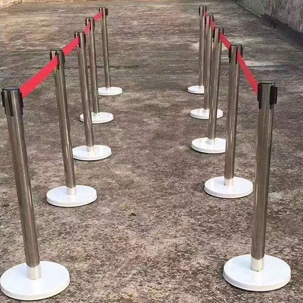 Cột chắn inox dây kéo - hình 4