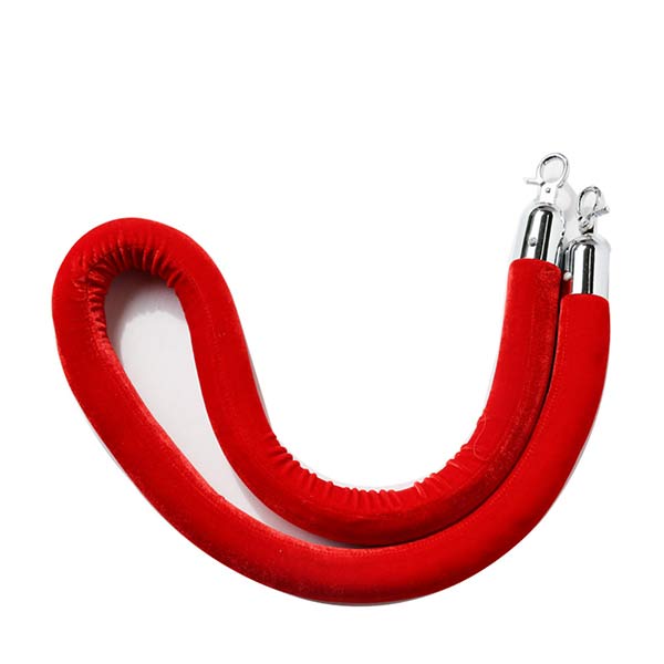 Cột chắn inox dây nhung trùng - hình 2