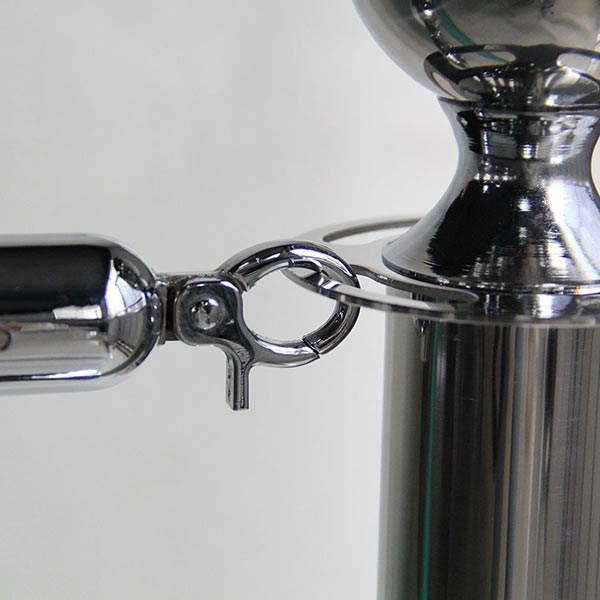Cột chắn inox dây trùng - hình 4