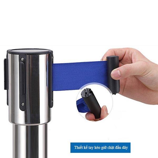 Cột chắn inox đế từ tính - hình 5