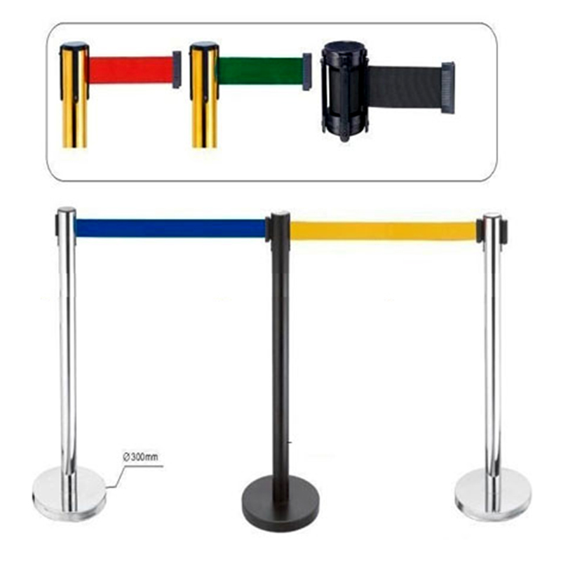 Cột chắn inox sân bay dây dài 2 mét - hình 4