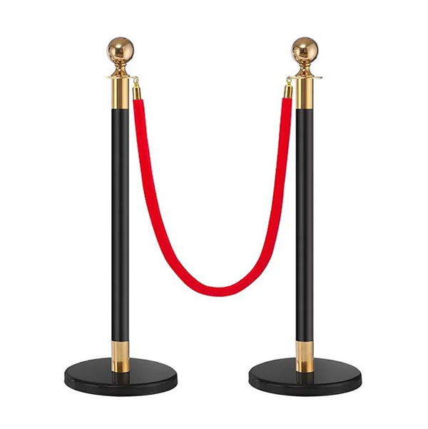 Cột chắn inox sơn đen dây trùng - hình 6