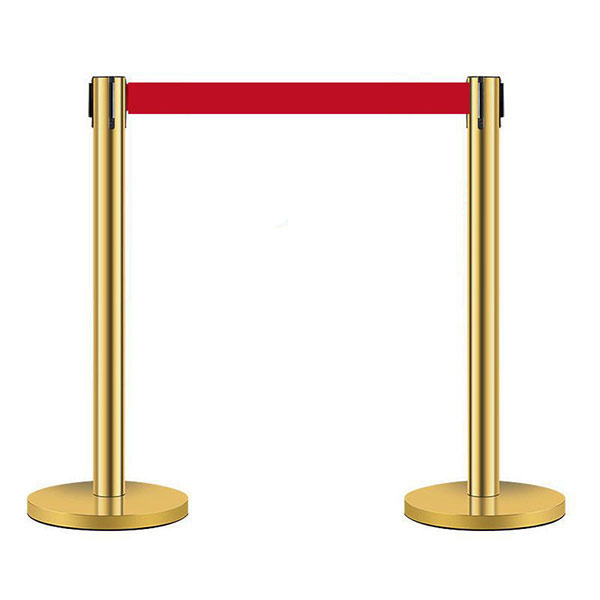 Cột chắn inox vàng dây căng - hình 6