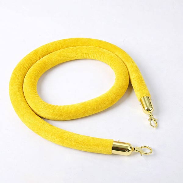 Dây nhung cột chắn màu vàng - hình 2
