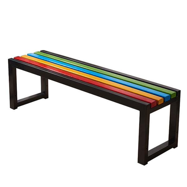 Ghế băng ngoài trời bằng gỗ - hình 6