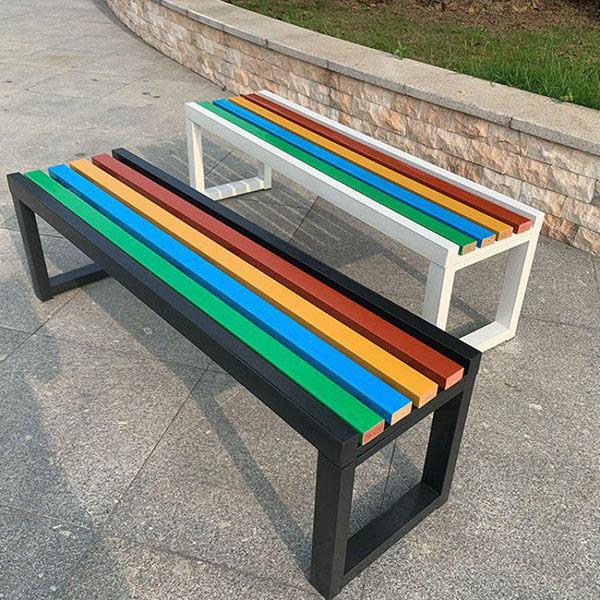 Ghế băng ngoài trời bằng gỗ - hình 5
