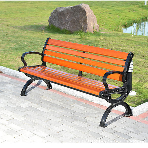 Ghế công viên giả gỗ - hình 2