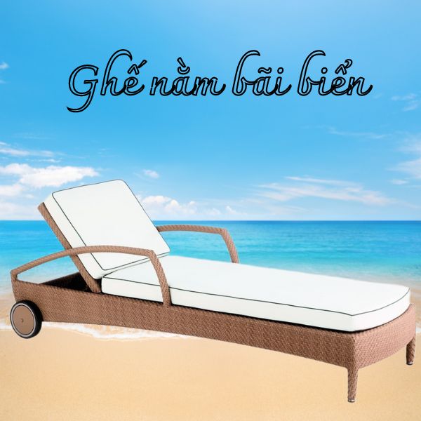 Ghế nằm bãi biển có bánh xe - hình 4