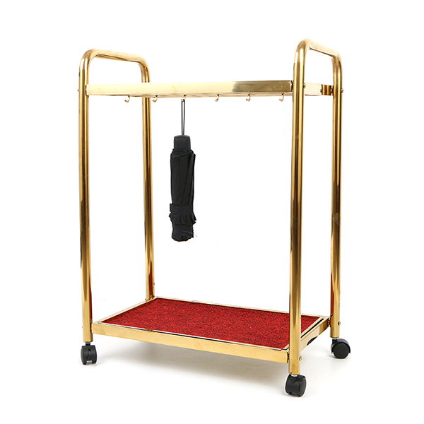 Giá để ô dù inox mạ vàng - hình 3