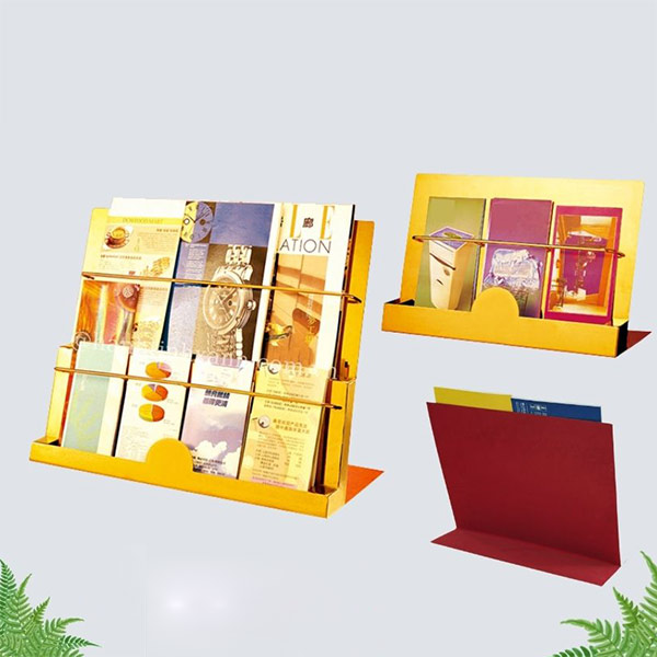 Giá để sách báo bằng inox - hình 5