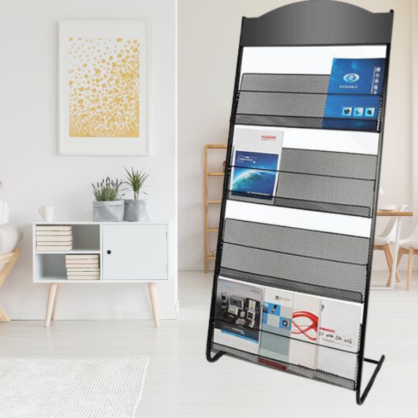 Giá trưng bày sách tạp chí 4 tầng - hình 3