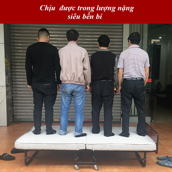 Giường extra bed khách sạn đệm mút 10cm - hình 5