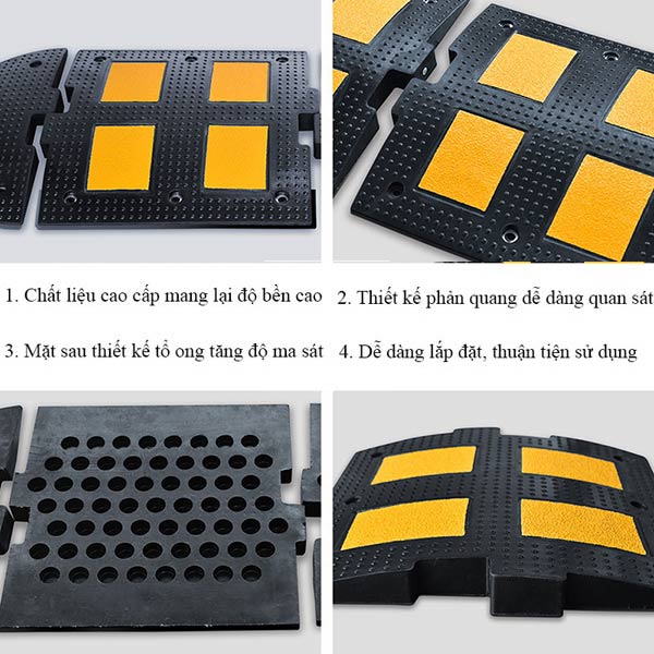 Gờ giảm tốc tầng hầm có phản quang - hình 4
