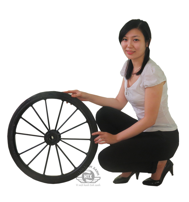 Bánh xe đẩy rác - hình 6