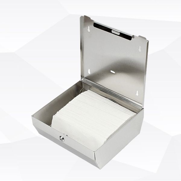 Hộp đựng giấy lau tay inox - hình 3