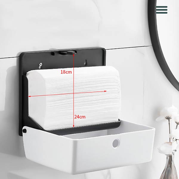 Hộp đựng giấy lau tay treo tường - hình 3