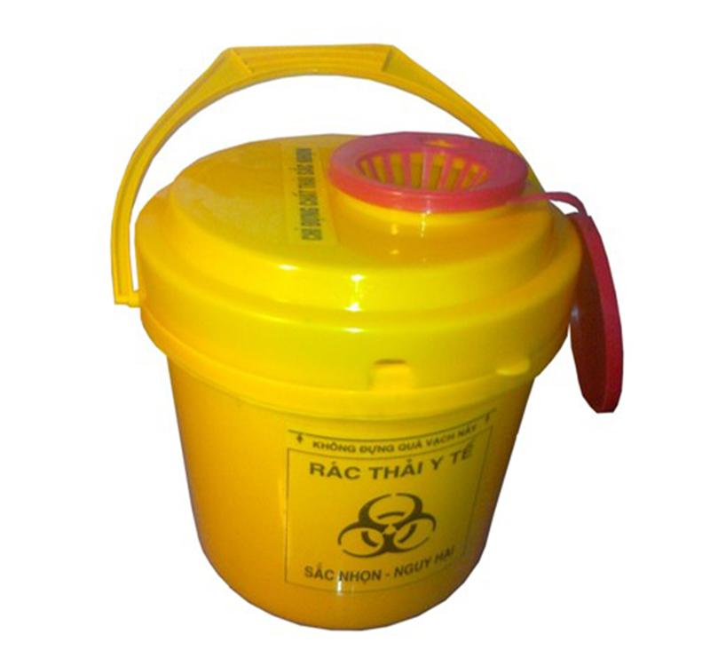 Hộp đựng vật sắc nhọn tròn - hình 2