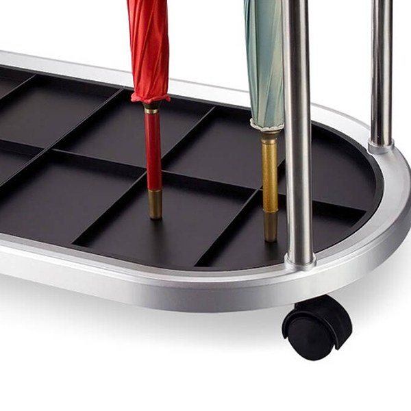 Kệ đựng dù Inox di động 12 ô cắm - hình 4