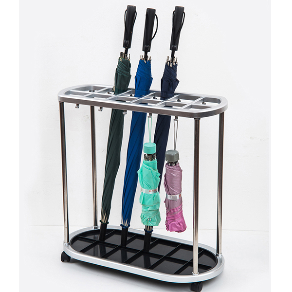 Kệ đựng dù Inox di động 12 ô cắm - hình 2