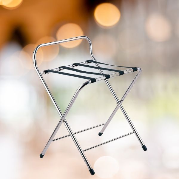 Kệ gác hành lý inox có tựa - hình 2