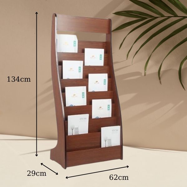 Kệ gỗ để sách tạp chí - hình 2