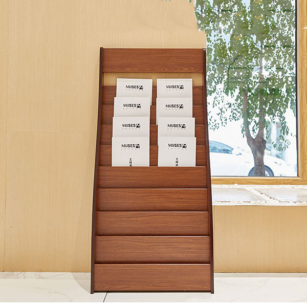 Kệ gỗ để sách tạp chí - hình 3