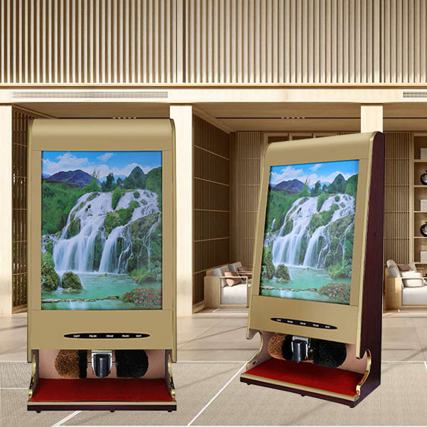 Máy đánh giày có bảng quảng cáo - hình 3