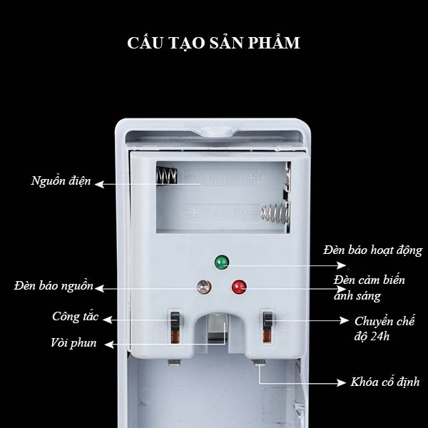 Máy xịt phòng tự động hẹn giờ - hình 5
