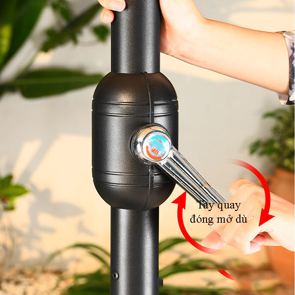 Dù che nắng mưa 3 đỉnh cỡ lớn - hình 4