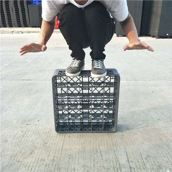 Rack đựng ly 20 ngăn màu ghi - hình 3