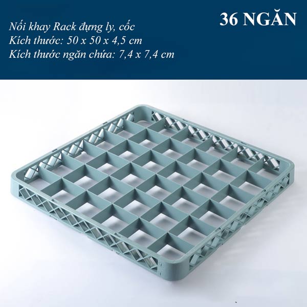 Rack nối đựng ly cốc 36 ngăn - hình 2