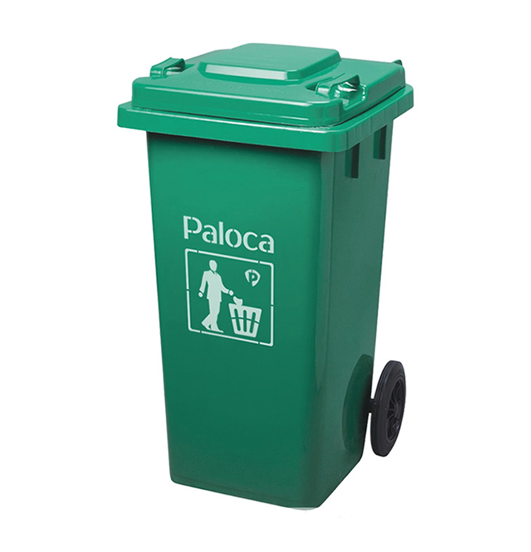 Thùng rác công cộng 240L nắp kín - hình 6