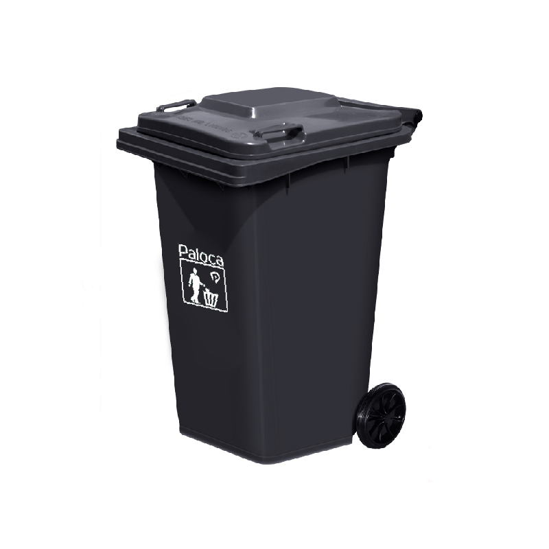 Thùng rác công cộng 240L nắp kín - hình 2
