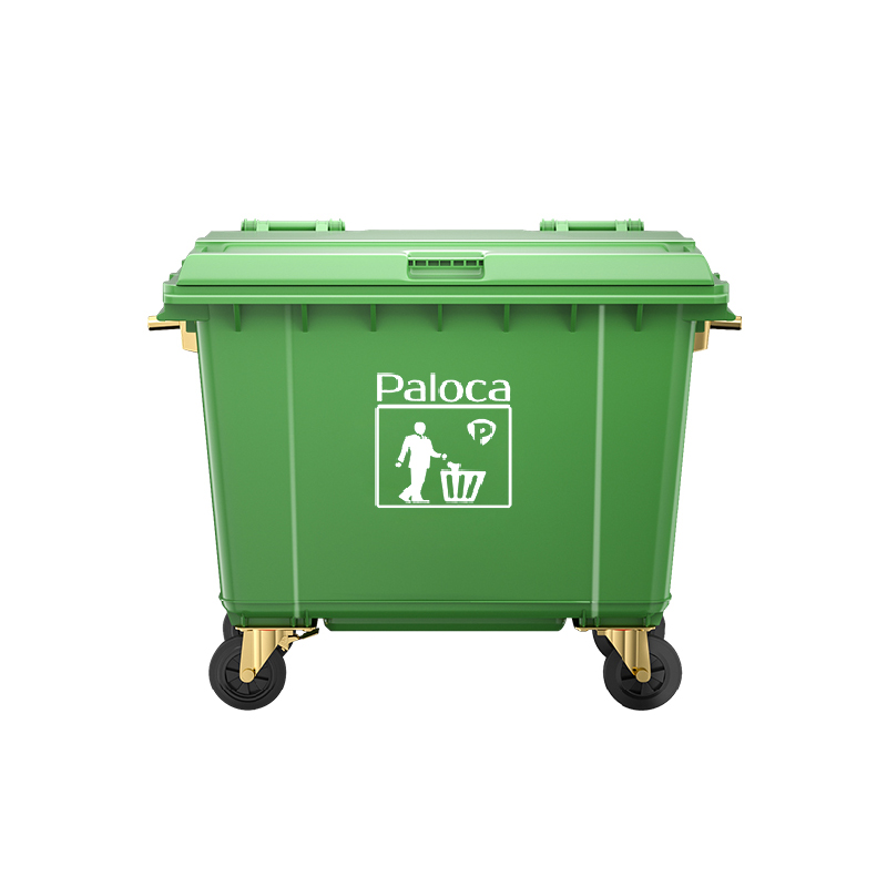 Thùng rác công nghiệp 660 lít - hình 6