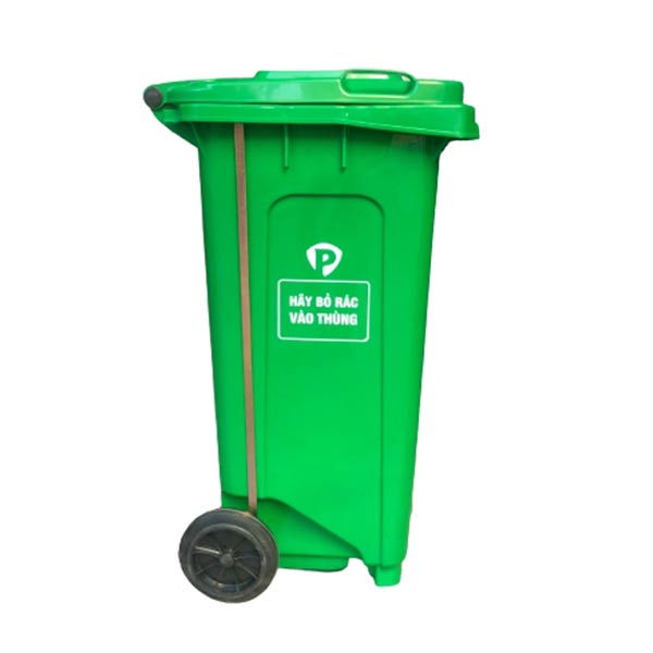 Thùng, sọt đựng rác nhựa đạp chân 120, 240L lít cao cấp giá rẻ - hình 2