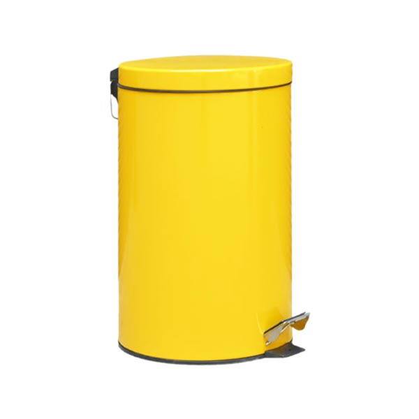 Thùng rác đạp chân sơn vàng - hình 6