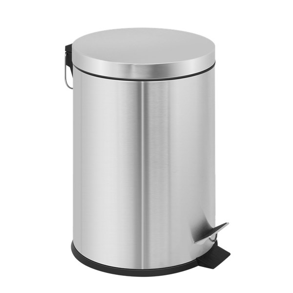 Thùng rác đạp chân tròn 20L inox 304 - hình 6