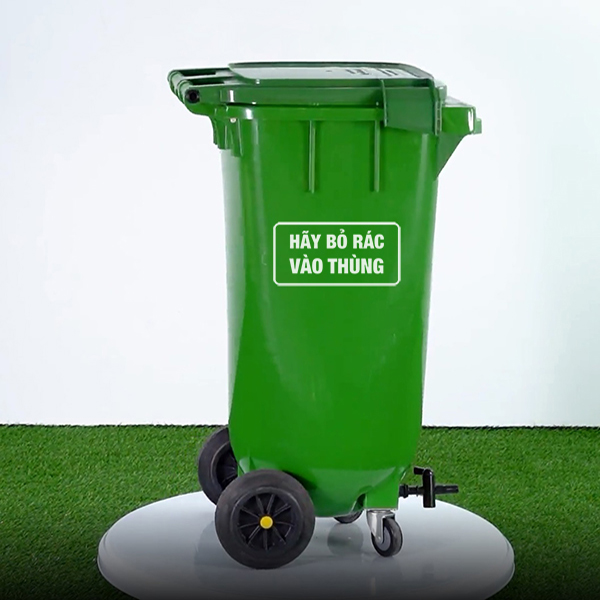 Thùng ủ rác hữu cơ 120l lít nhựa thông minh tại nhà không mùi giá rẻ - hình 2
