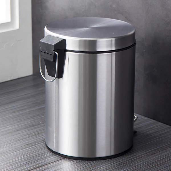 Thùng rác inox đạp chân 3L - hình 3