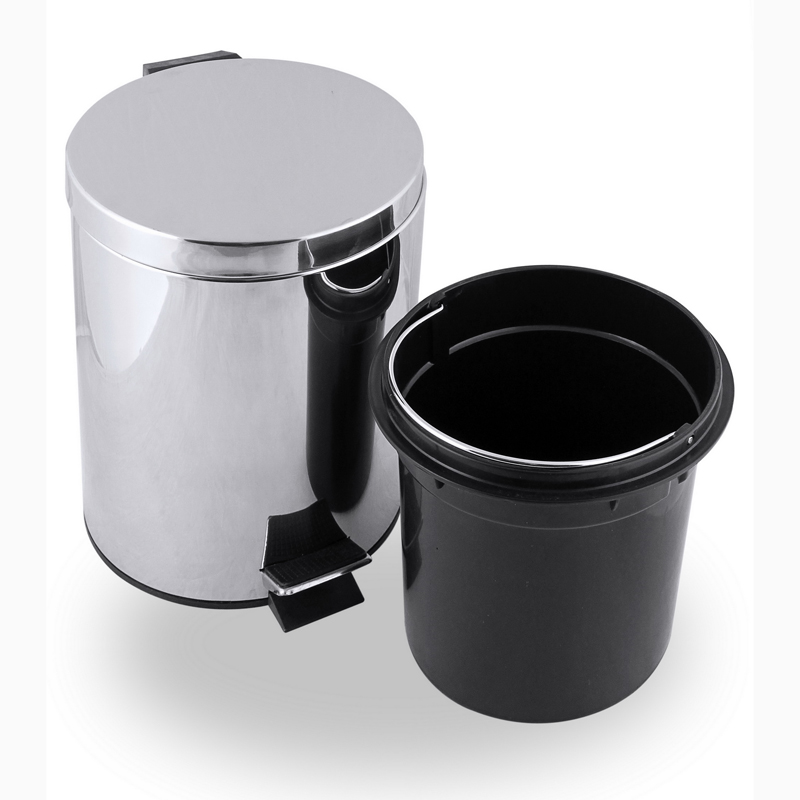 Thùng rác inox đạp chân 7 lít - hình 5