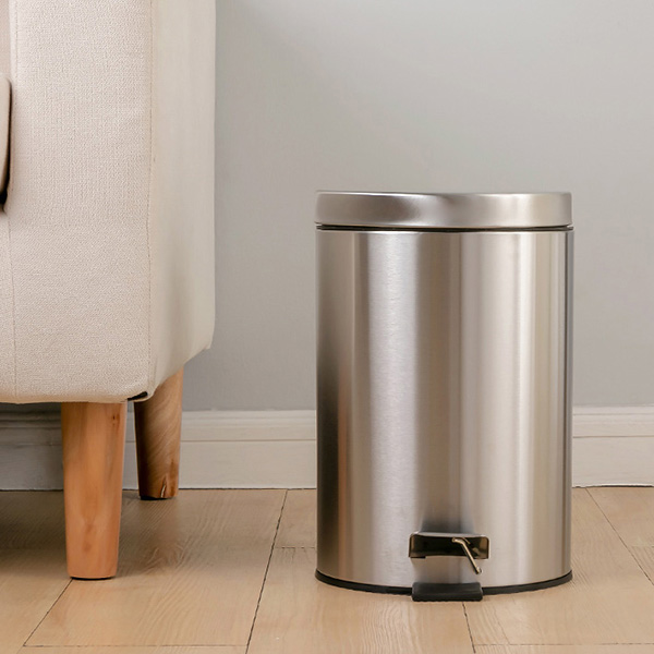 Thùng rác inox đạp chân 7 lít - hình 3