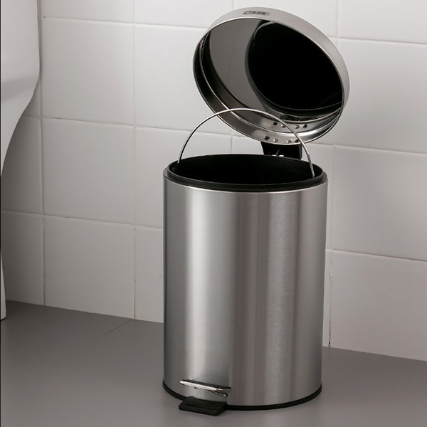 Thùng rác inox đạp chân 7 lít - hình 4