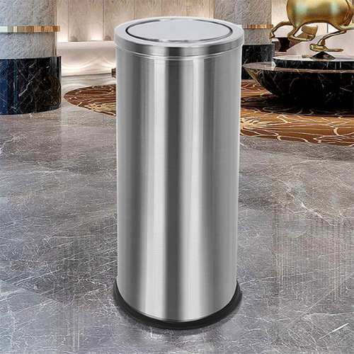Thùng rác inox nắp lật - hình 3